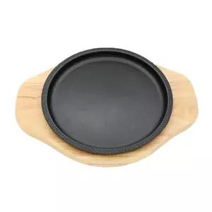 철판접시 주물접시 후라이팬 접시 무쇠 철판 삼겹살 무쇠접시 순대 상업용 18cm