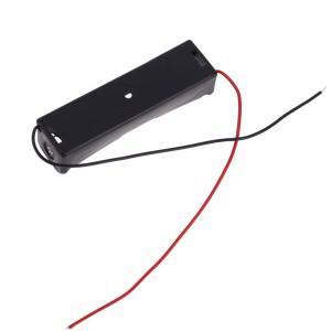 5개 새 제품 18650 배터리 3.6~4.2V 클립 홀더 박스 케이스 블랙
