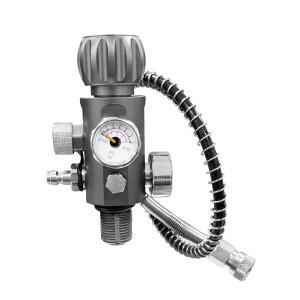4500Psi 300Bar HPA 탱크 충전 밸브 에어 실린더 스쿠버 스테이션 20인치(50cm) 호스(게이지 포함) M18x1.