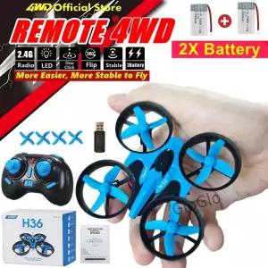 초보자를 위한 항공기 미니 드론 포켓형 원격 조종 헬리콥터 2.4G 무선 비행기 LED RC 쿼드콥터 선물