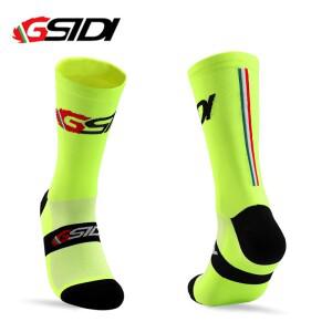 Gsidi 2022  남성 사이클링 양말 전문 도로 Mtb 자전거 여성 압축 레이싱 야외 남여 스포츠