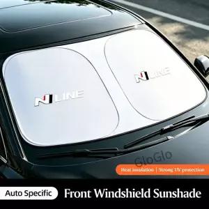 1Pcs 자동차 차양 커버 IONIQ 소나타 i20 i10 산타페 i30 팰리세이드 HB20 KONA Tucson i40 용 접이식 UV