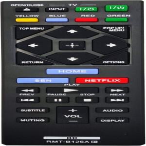 RMT-B126A 소니호환 블루레이 BD 플레이어 BDP-BX120 적합한 교체용 리모컨