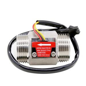 스테인리스 스틸 유량 센서, 물 제어 액체 스위치, 1/2 3/4 1 DC 5-18V