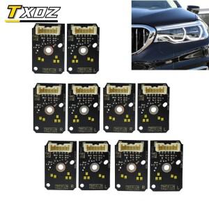 2018 2019 BMW호환 5 시리즈용 5X 백색 LED 보드, G30 G31 G32 GT F90 M5 520i 530i 540i DRL 적응형 헤드