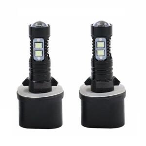 2개입 신형 880 881 H27W/2 LED 라이트 H27 안개등 전구 H11 H8 9006 HB4 5202 H3 PSX26W DRL 주간 주행등