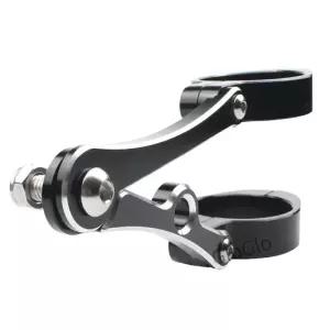 새로운 오토바이 라이트 브래킷 마운트 클램프 39mm-41mm CNC 포크 튜브 스포트라이트 홀더 카페 레이서