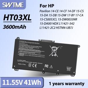 새로운 HT03XL HSTNN-LB8M 노트북 배터리 L11119-855 HP Pavilion15-CS 15-DA 17-by L11421-542용