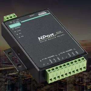 모싸 NPort 5232 2포트 RS422 485 디바이스 서버통신용품 네트워크장비 공구 컨버터