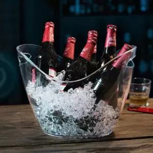 투명 아이스버킷 8L 맥주 와인 샴페인 보냉 얼음 바스켓 캠핑