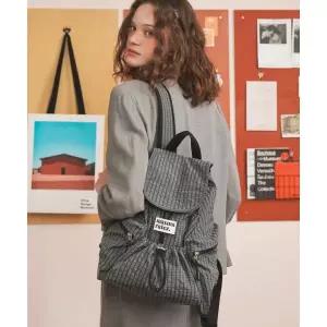 [9월 17일 배송] MASMARULEZ mini ver. Flap backpack_Check Dark gray166413