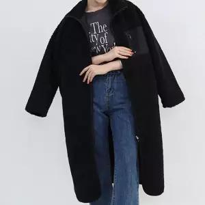 여성 아웃 포켓 지퍼업 롱 후리스 6컬러 재킷 자켓