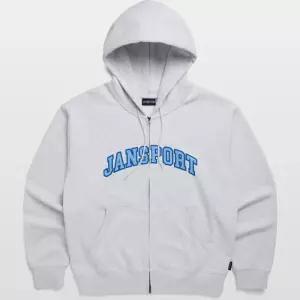 Jansport 잔스포츠 아치로고 후드집업 MELANGE