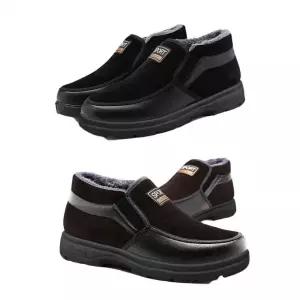 모카신 방한화 겨울 남자 단화 내피 털신발 안감