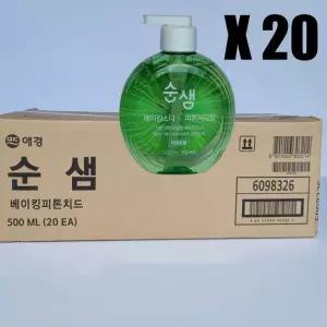 애경 순샘 베이킹피톤치드 500ml 용기형 20개(1box)