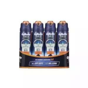 퓨전프로글라이드 센서티브 2in1 면도젤 170g x 4개입/쉐이빙/젤/폼/면도/거품/쉐이브/가정용/겔/크림