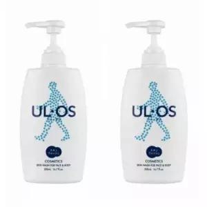 우르오스 스킨워시 K 올인원 바디 페이스 워시 클렌저 500ml x 2