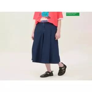 베네통 백 밴딩 플리츠 데님 팬츠 BADP58531