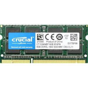 중요 RAM 8GB DDR3 1600 MHZ CL11 노트북 메모리 CT102464BF160B