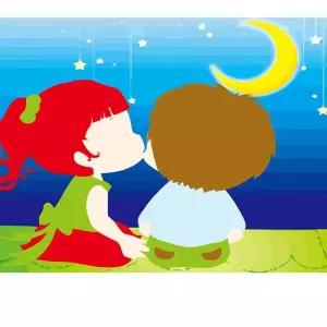 달빛속 너와 나 보석십자수 이젤세트 15x20 보석비즈십자수 메탈투어 비즈아트 집콕놀이 z-WD0F273