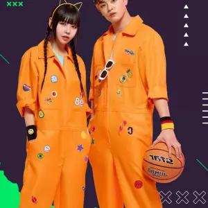 오렌지 점프슈트 세트 a-WE79B72 반티 졸사컨셉
