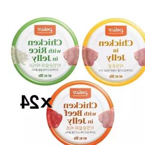 펠리코 습식 95g 강아지 간식 X24 닭고기 보조캔 파우치 z-WDA4C39