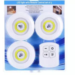 KC인증 LED 무선 리모컨 취침등 무드등 3P 자전거라이트 미니조명 터치등 k-C5B1B