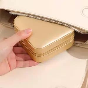 휴대용 주얼리 보관함 악세사리수납 미니보석함 귀걸이정리 보석상자 친구선물 x-WE887D9 여행용 돌반지