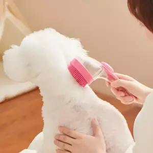 강아지 고양이 목욕 브러쉬 실리콘 샴푸 마사지 용품 솔