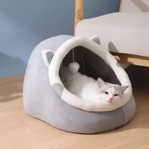 부드러운 방석 강아지 탈부착 펫집 고양이집 숨숨집