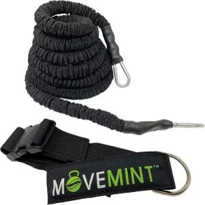 MOVEMINT 33피트 스피드 번지 밴드 트레이너 90파운드 이상 저항 (시장 최장)