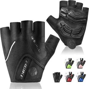 INBIKE 5mm 패딩 반손가락 자전거 장갑 미끄럼 방지 두꺼운 충격 흡수 팔 통기성 좋은 습기 원단 착용과