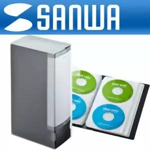 파일형 CD DVD 케이스 96매 블랙 보관함