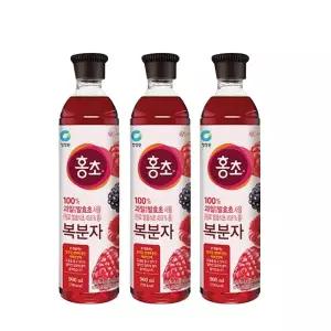 청정원 홍초 복분자 900mlx3개
