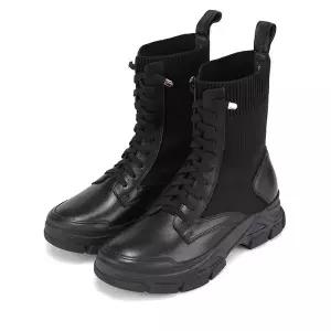 BABARA 소가죽 스판원단4cm워커부츠 BBI870BK 848833