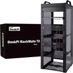 GeeekPi 12U 네트워크 랙 서버 오디오 및 비디오 장비용 10인치 미니 DeskPi RackMate T2 랙마운트