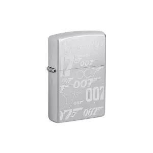 Zippo 007 제임스본드 사틴 크롬 라이터 고급 남성용