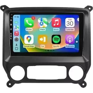 쉐보레 실버라도용 차량용 스테레오 라디오 GMC 시에라 2014-2018 Android 13 무선 CarPlay Auto 10 IPS HD