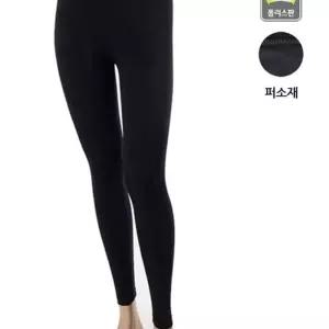 여성 타이즈 방한 극세사 퍼타이즈 융 내복 하의 여성블랙 쫄바지 91A9C