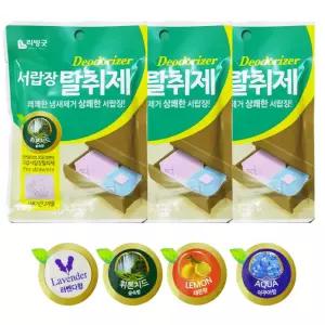 리빙굿 서랍장 방향 탈취제 3개