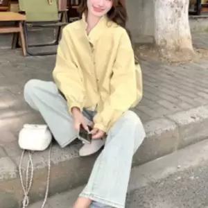 여성 하이넥 루즈핏 재킷 봄가을 간절기 바람막이 집업 아우터
