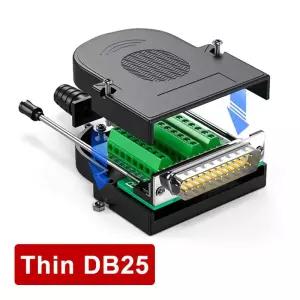 DB25 D SUB 25핀 브레이크아웃 커넥터 무납땜 플러그 어댑터