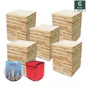 큰솔 원목카프라500pcs+예제집+가방 KS1303