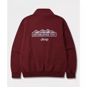 JEEP 360g M-Logo 반집업 맨투맨 (JR5TSU838BG)