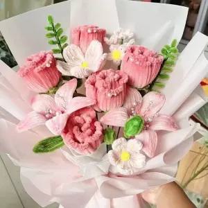모루 꽃다발 만들기 키트 입학식 졸업식 DIY 재료 부자재 패키지 D-WFOF3E7