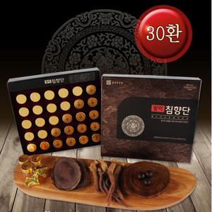 활력침향단 3.75gX30환 침향 당귀 함유 이중 개별포장 고급쇼핑백포함
