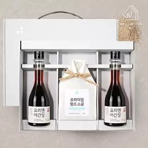 [웰굿]프리미엄 소금 혼합 선물세트 2호(함초400g,어간장250x2)