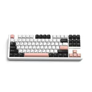 AULA F87 PRO 독거미 유무선 기계식 키보드 한글 (올리비아 화이트) 오테뮤 저소음피치