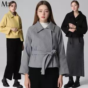 [(Morry Morris)] 온차버 벨트 하프 코트