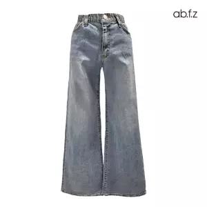 [롯데백화점]abfz 밴딩 데님 와이드 팬츠 APZ5HE37G